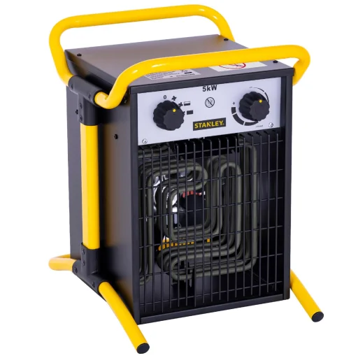 STANLEY SXJH205000E priemyselný ohrievač, max. 5000 W, 2 stupne, termostat, IPX4, kovové telo - 3
