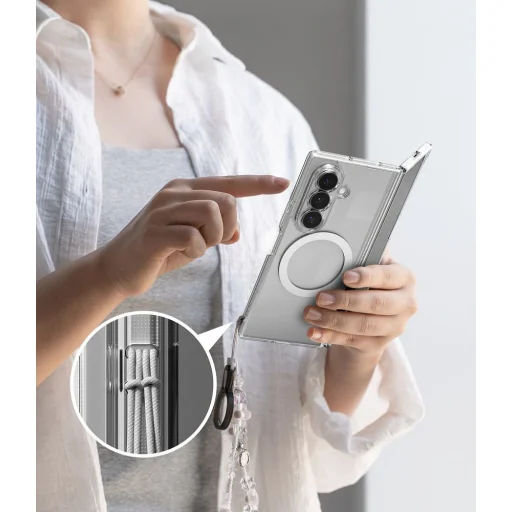 Samsung Galaxy Z Fold 8 Ultra Ringke Fusion Magnetic MagSafe puzdro, priehľadné - 8
