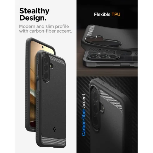Spigen Rugged Armor puzdro pre Samsung Galaxy A27 5G, matná čierna - 8
