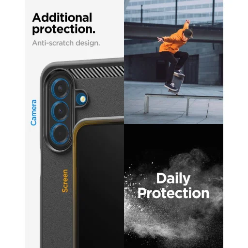 Spigen Rugged Armor puzdro pre Samsung Galaxy A27 5G, matná čierna - 9