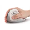 UGREEN MU008MINI vezeték nélküli ergonomikus függőleges egér, fehér thumbnail