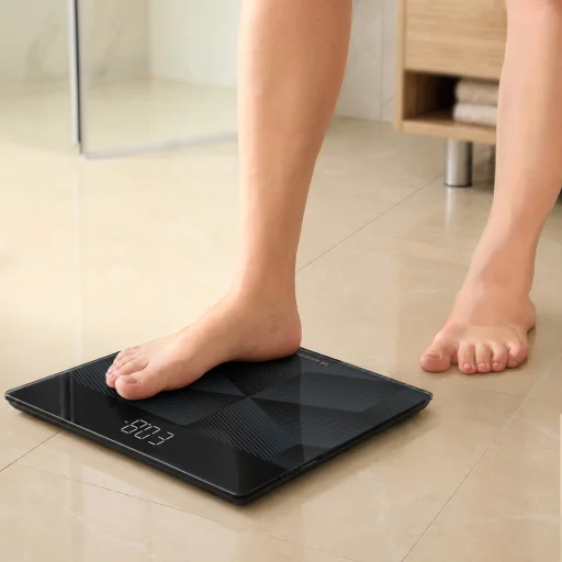 Wozinsky WAL-180 digitális személymérleg 180 kg-ig, fekete - 6
