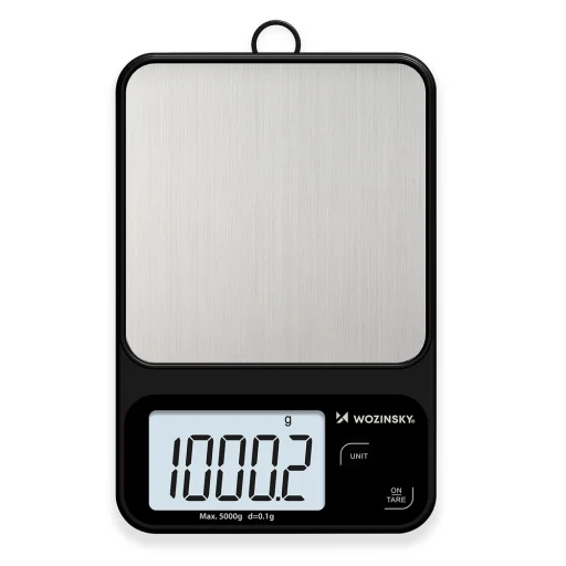Wozinsky WAK-2252 digitálna kuchynská váha do 5 kg, čierno-strieborná - 3