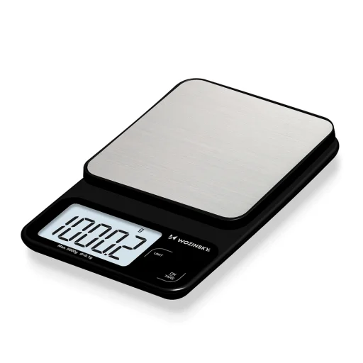 Wozinsky WAK-2252 digitális konyhai mérleg 5 kg-ig, fekete-ezüst - 2