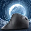Wozinsky WWM-1076 vezeték nélküli függőleges ergonomikus egér 3600 DPI, fekete thumbnail