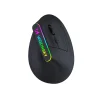 Wozinsky WMG-1164 vezeték nélküli függőleges ergonomikus gamer egér RGB háttérvilágítással, fekete thumbnail