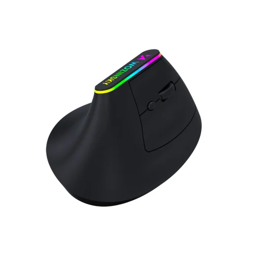 Wozinsky WMG-1164 bezdrôtová vertikálna ergonomická herná myš s RGB podsvietením, čierna - 6