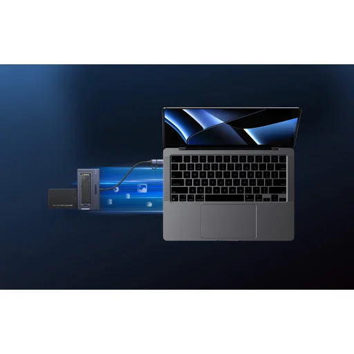 UGREEN D320 M.2 NVMe/SATA USB 3.2 adaptér pre disk s konektorom USB-A a USB-C - 5
