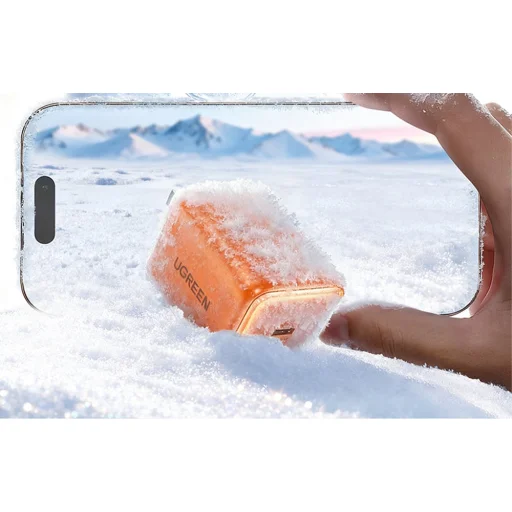 UGREEN X524 Zapix 45 W USB-C GaN nabíjačka, oranžová - 7