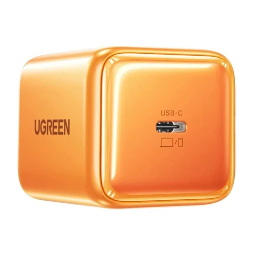 UGREEN X524 Zapix 45 W USB-C GaN nabíjačka, oranžová - 2