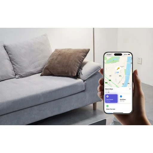 UGREEN CM920 Finder Slim 2 iOS lokátor, čierny - 5