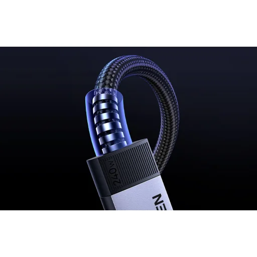 UGREEN L701 USB-C – USB-C kábel, 2 m, 240 W, čierny - 6