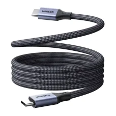 UGREEN L537 USB-C – USB-C magnetický nabíjací kábel, 240 W, 1 m, sivý