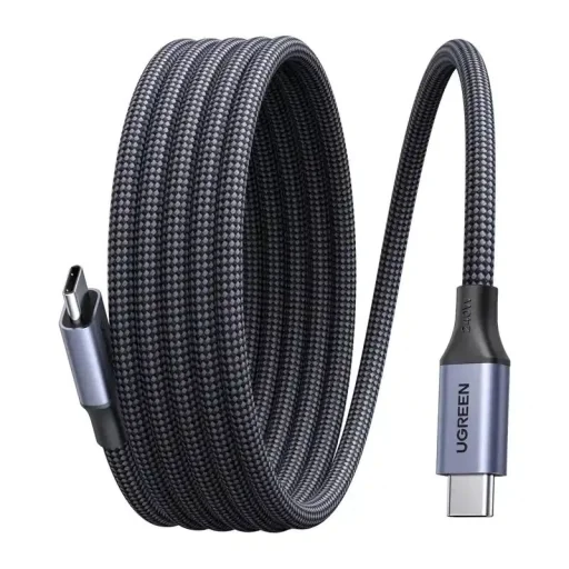 UGREEN L537 USB-C – USB-C PD 240 W magnetický kábel, 0,5 m, sivý - 2