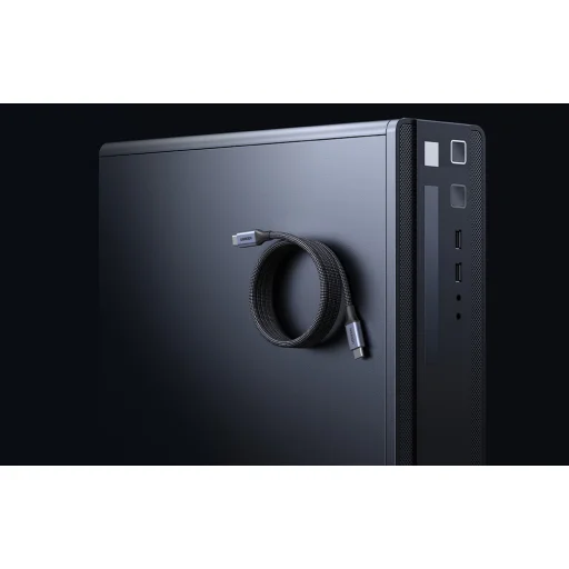 UGREEN L537 USB-C – USB-C PD 240 W magnetický kábel, 0,5 m, sivý - 3