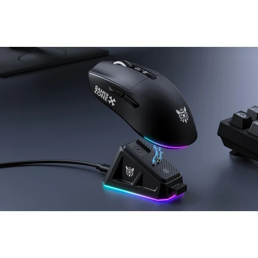 ONIKUMA DM07 RGB trojrežimová herná myš, čierna - 11