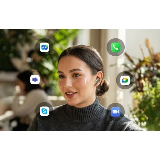 VIAIM Nano+ AI bezdrôtové slúchadlá, zelené - 8