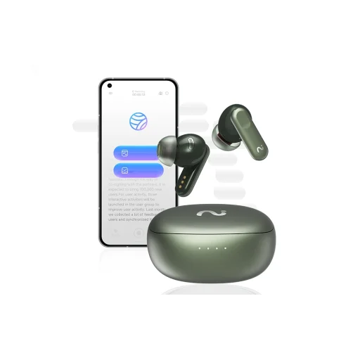 VIAIM Nano+ AI bezdrôtové slúchadlá, zelené - 12