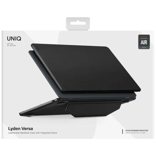 UNIQ Lyden Versa puzdro pre MacBook Air 13 M2 2022 / M3 2024 / M4 2025 / M5 2026, čierne - 7