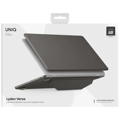 UNIQ Lyden Versa puzdro pre MacBook Air 13" M2 2022 / M3 2024 / M4 2025 / M5 2026, sivé - 6