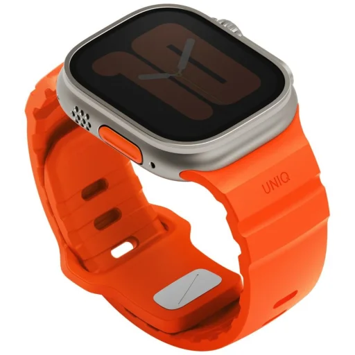 UNIQ Alton szilikon óraszíj Apple Watch 49/46/45/44 mm-hez, narancssárga - 1