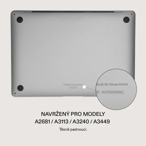 Puzdro Burga Barely Yours pre MacBook Air 13,6" - 2