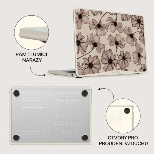 Puzdro Burga Barely Yours pre MacBook Air 13,6" - 3