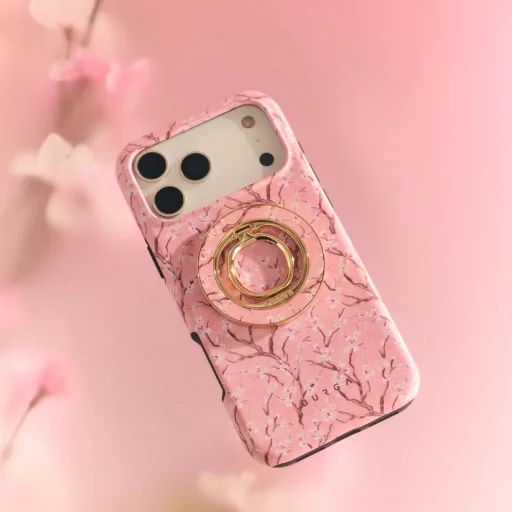 Burga magnetický držiak na prsteň, zlatý – Sakura - 4
