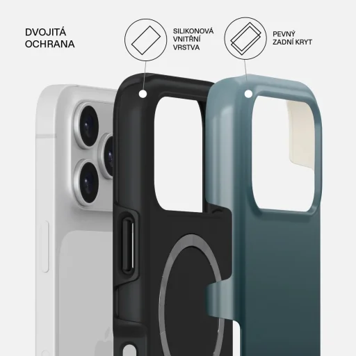Burga Tough MagSafe puzdro čierna diera – iPhone 17 Pro - 2