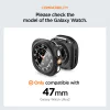 Samsung Galaxy Watch Ultra 2 47 mm čierny Spigen Thin Fit 360 ochranný kryt s tvrdeným sklom thumbnail