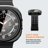  Samsung Galaxy Watch Ultra 2 47 mm fekete Spigen Thin Fit 360 védőtok edzett üveggel thumbnail