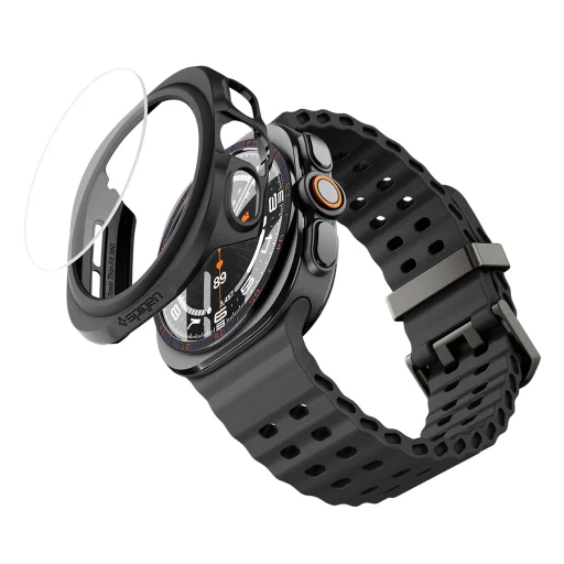 Samsung Galaxy Watch Ultra 2 47 mm čierny Spigen Thin Fit 360 ochranný kryt s tvrdeným sklom - 13