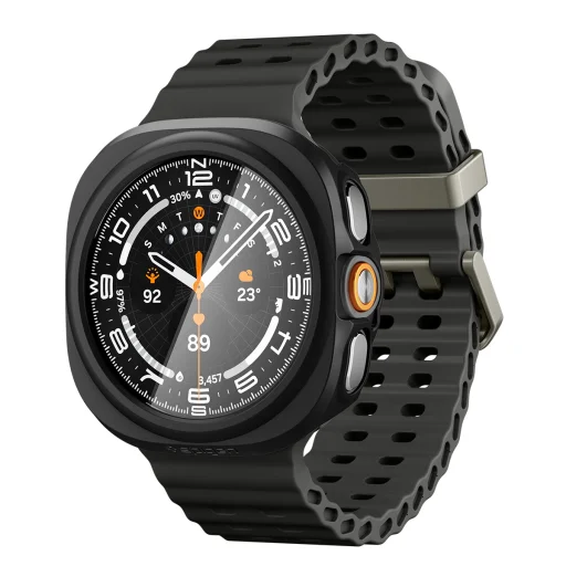 Samsung Galaxy Watch Ultra 2 47 mm čierny Spigen Thin Fit 360 ochranný kryt s tvrdeným sklom - 3