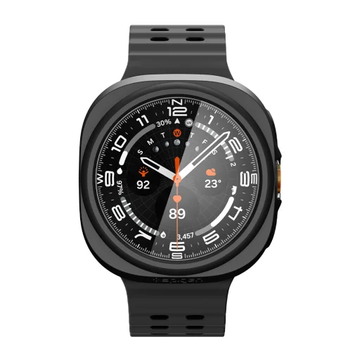 Samsung Galaxy Watch Ultra 2 47 mm čierny Spigen Thin Fit 360 ochranný kryt s tvrdeným sklom - 9
