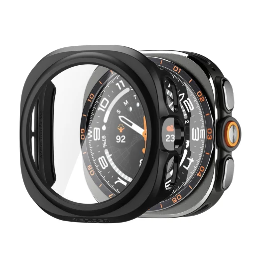 Samsung Galaxy Watch Ultra 2 47 mm čierny Spigen Thin Fit 360 ochranný kryt s tvrdeným sklom - 1
