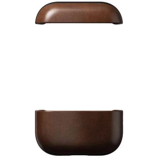 Nomad Modern kožené puzdro pre AirPods Pro 3, rustikálna hnedá (Horween) - 2