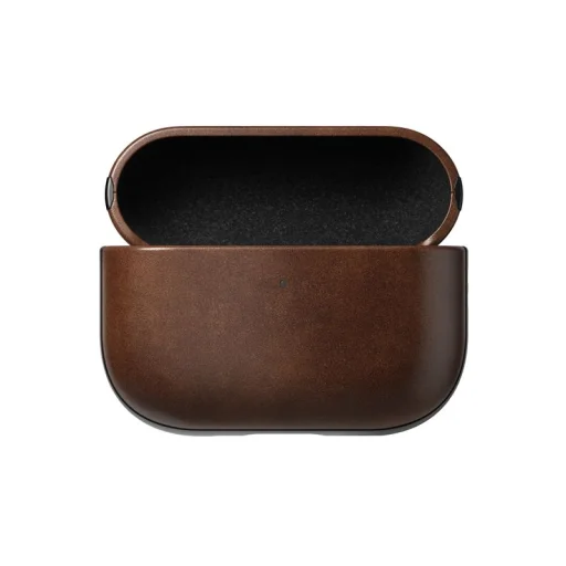 Nomad Modern kožené puzdro pre AirPods Pro 3, rustikálna hnedá (Horween) - 4