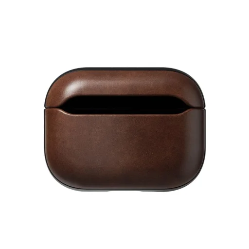 Nomad Modern kožené puzdro pre AirPods Pro 3, rustikálna hnedá (Horween) - 5