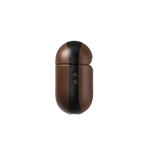 Nomad Modern Leather Case kožené puzdro, hnedé - AirPods 4 - 7