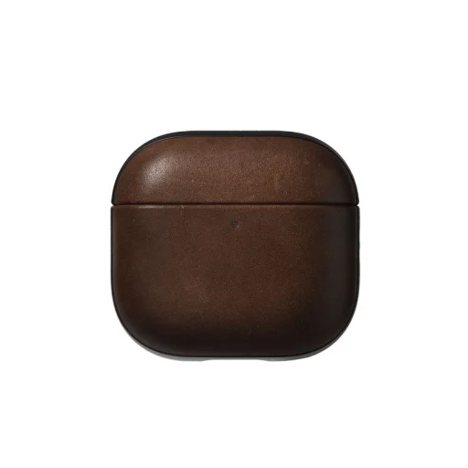 Nomad Modern Leather Case kožené puzdro, hnedé - AirPods 4 - 4