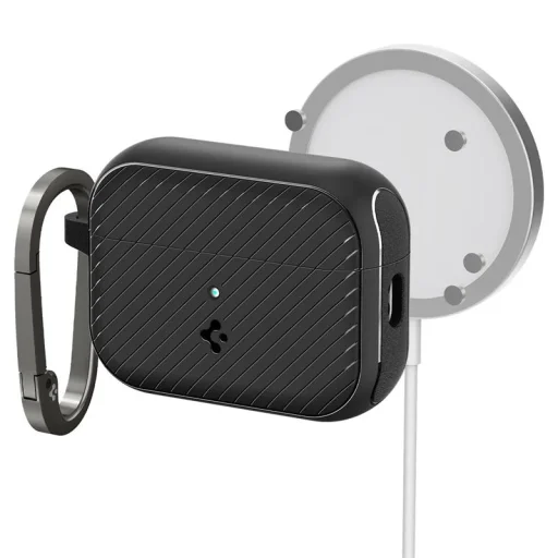  AirPods Pro 2 Spigen Mag Armor MagSafe fekete védőtok - 4