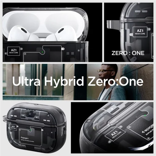 Puzdro Spigen Ultra Hybrid Zero One pre Apple AirPods Pro 2 - 7