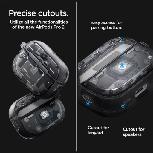 Puzdro Spigen Ultra Hybrid Zero One pre Apple AirPods Pro 2 - 12