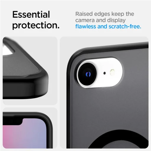 iPhone 17e/16e matné čierne puzdro Spigen Ultra Hybrid S MagSafe - 13