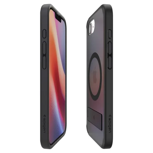 iPhone 17e/16e matné čierne puzdro Spigen Ultra Hybrid S MagSafe - 17