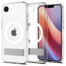  iPhone 17e/16e Átlátszó fehér Spigen Ultra Hybrid S MagSafe tok