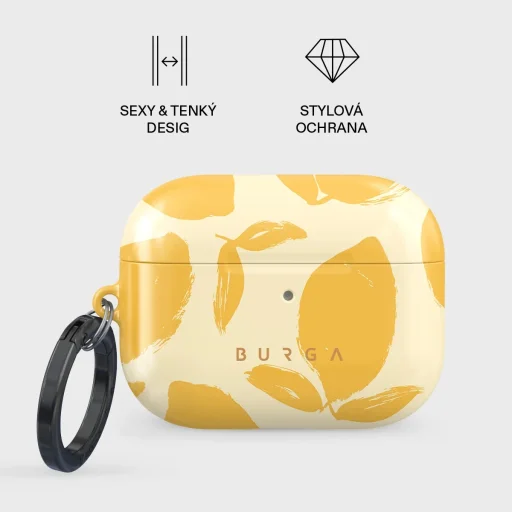 Burga Lemon Tart puzdro pre Airpods Pro 3 - 4