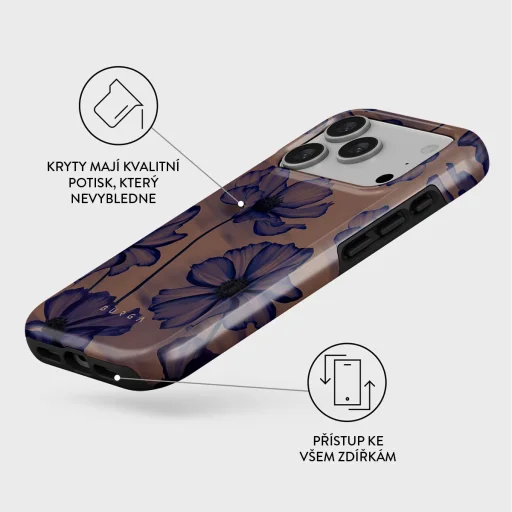 Puzdro Burga Tough MagSafe so vzorom Velvet Night pre iPhone 17 Pro - 3