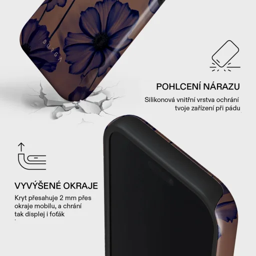 Puzdro Burga Tough MagSafe so vzorom Velvet Night pre iPhone 17 Pro - 4