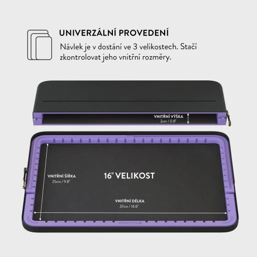 Burga puzdro na notebook vo farbe mandľové latte pre MacBook Pro 16" - 2